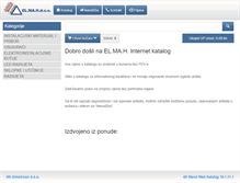 Tablet Screenshot of elmah.4d.com.hr